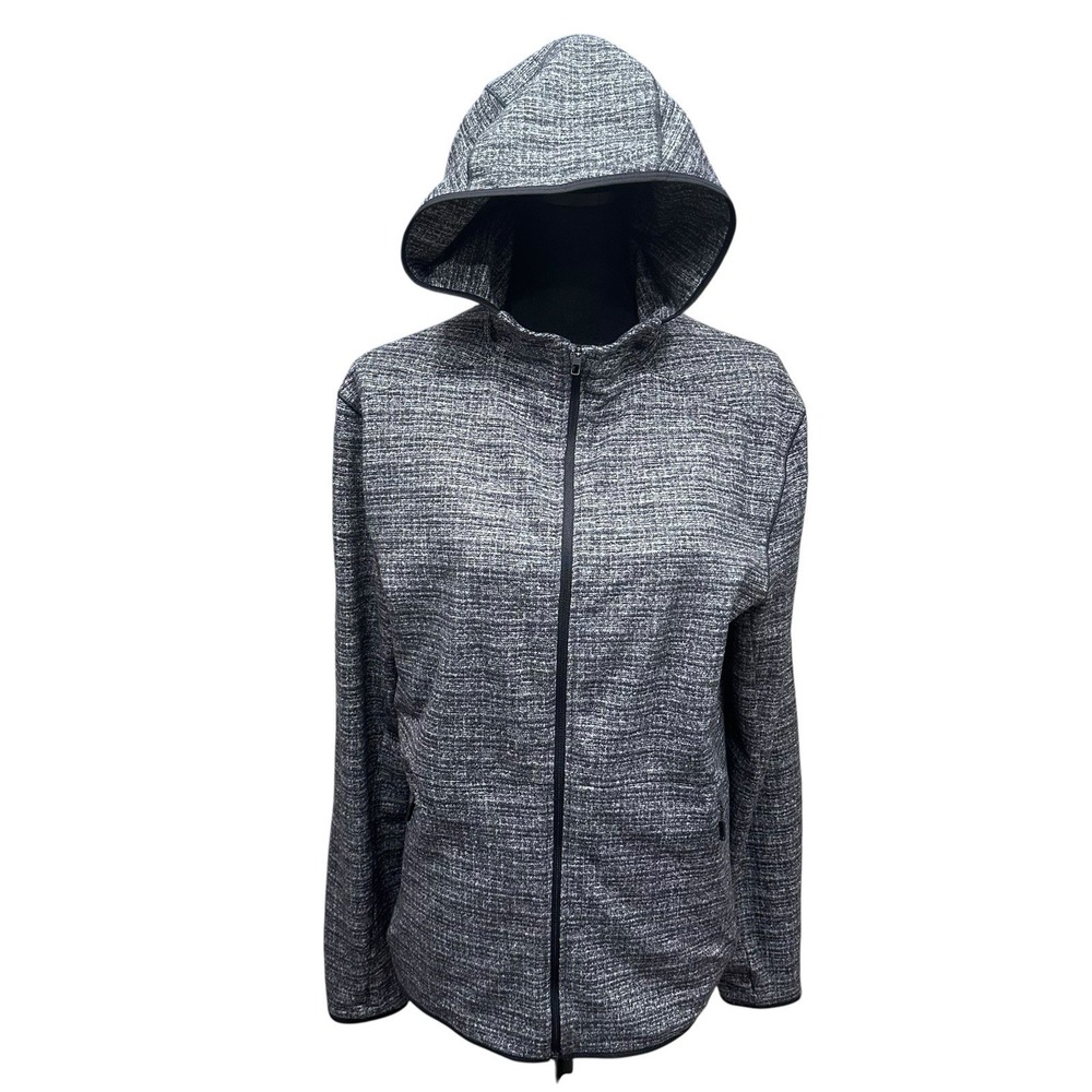 Lululemon Surge Warm Full Zip Hoodie LM4886S Heather Black Size‎ Medium